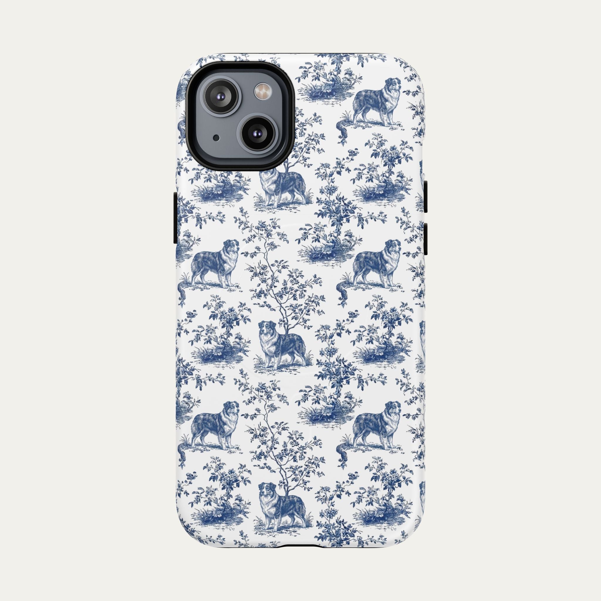 Australian Shepherd Blue Toile Phone case