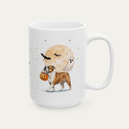 Custom English Bulldog Halloween mug