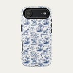 Boxer Blue Toile Phone case