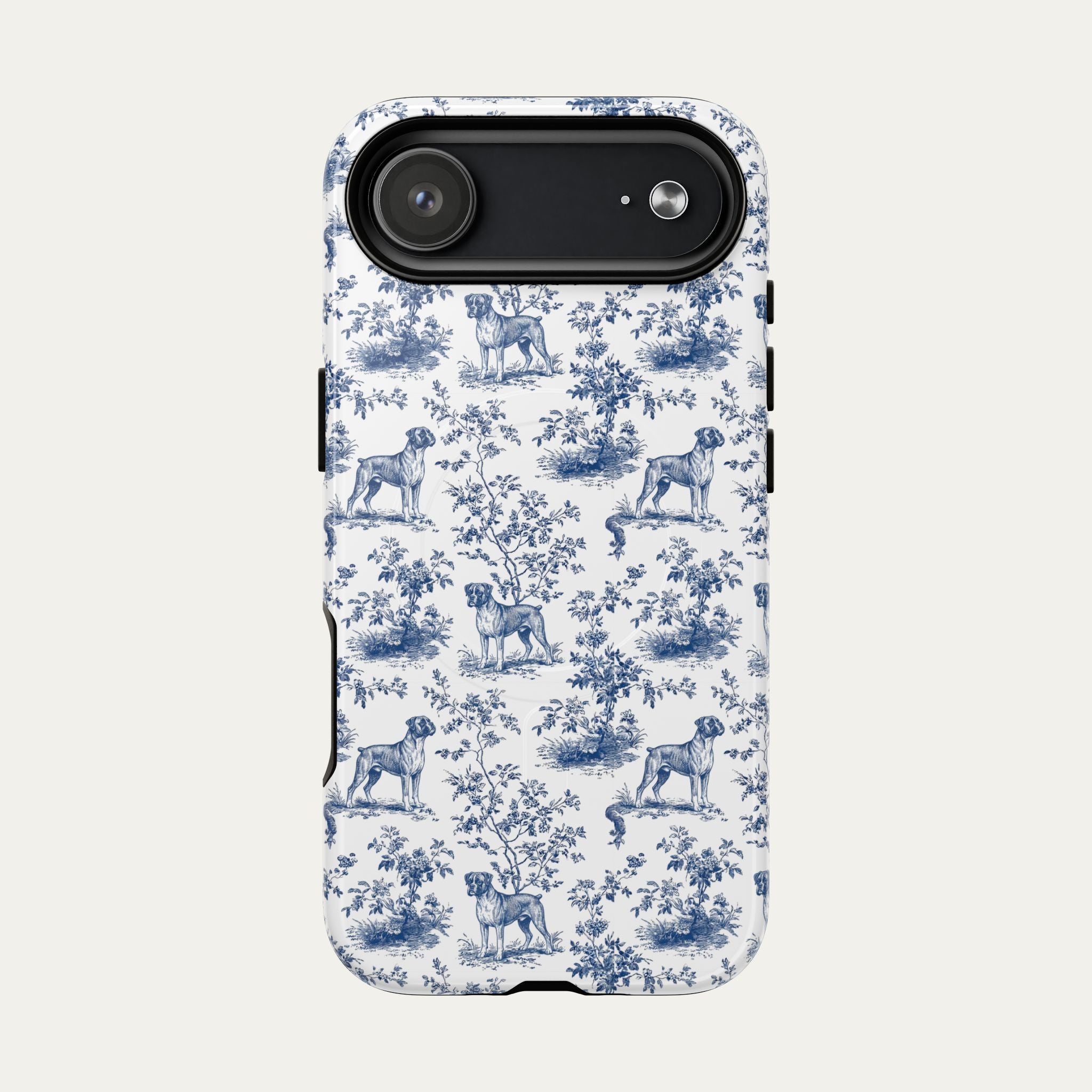 Boxer Blue Toile Phone case
