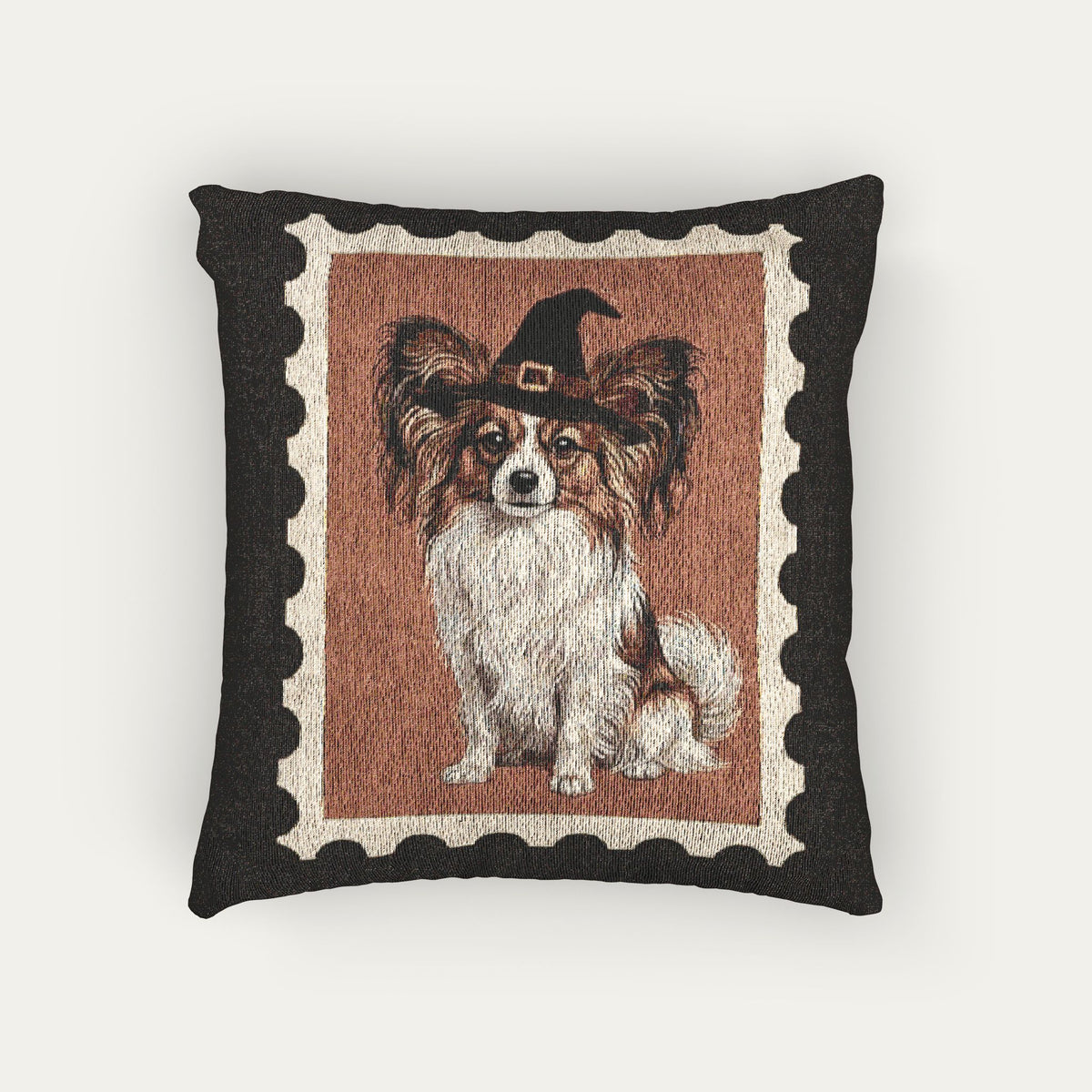 Papilion  Halloween Woven Pillow