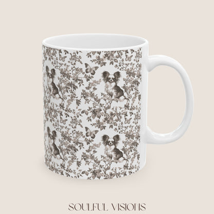 Papillon Toile De Jouy Mug