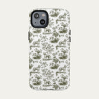 Pitbull Sage Green Toile phone Case