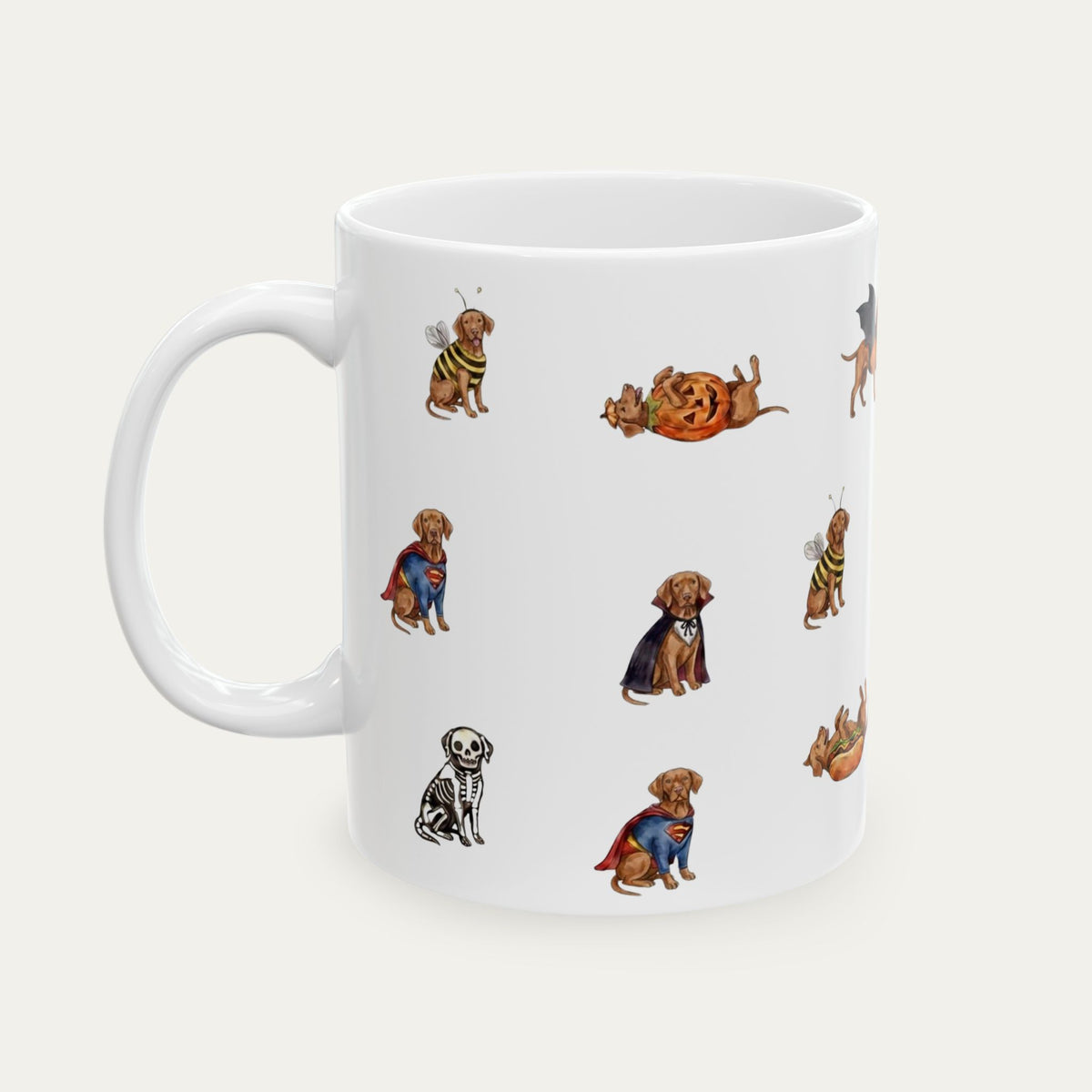 Vizsla Halloween mug