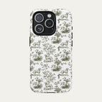 Labrador Retriever Sage Green Toile phone Case