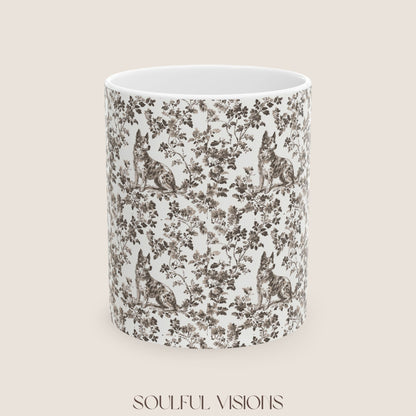 Australian Catlle Toile de Jouy Mug