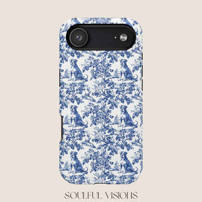 Pitbull Toile De Jouy Magnetic Phone Case