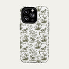 English Springer Spaniel Sage Green Toile phone Case