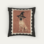 Great Dane Fawn Halloween Woven Pillow