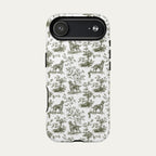 Irish Setter Sage Green Toile phone Case