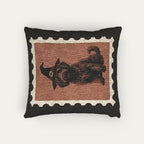 Goldendoodle Chocolate Halloween Woven Pillow