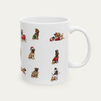 Bullmastiff Christmas Mug