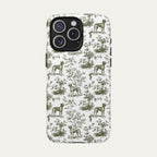 Rhodesian Ridgeback Sage Green Toile phone Case