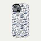 Saluki Blue Toile Phone case