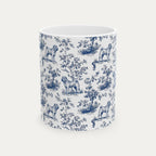 Shar Pei Blue Toile Mug
