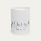 Custom Australian Cattle Dog Blue Christmas Sant Hat Mug
