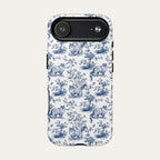 Ragdoll Cat Blue Toile Phone case