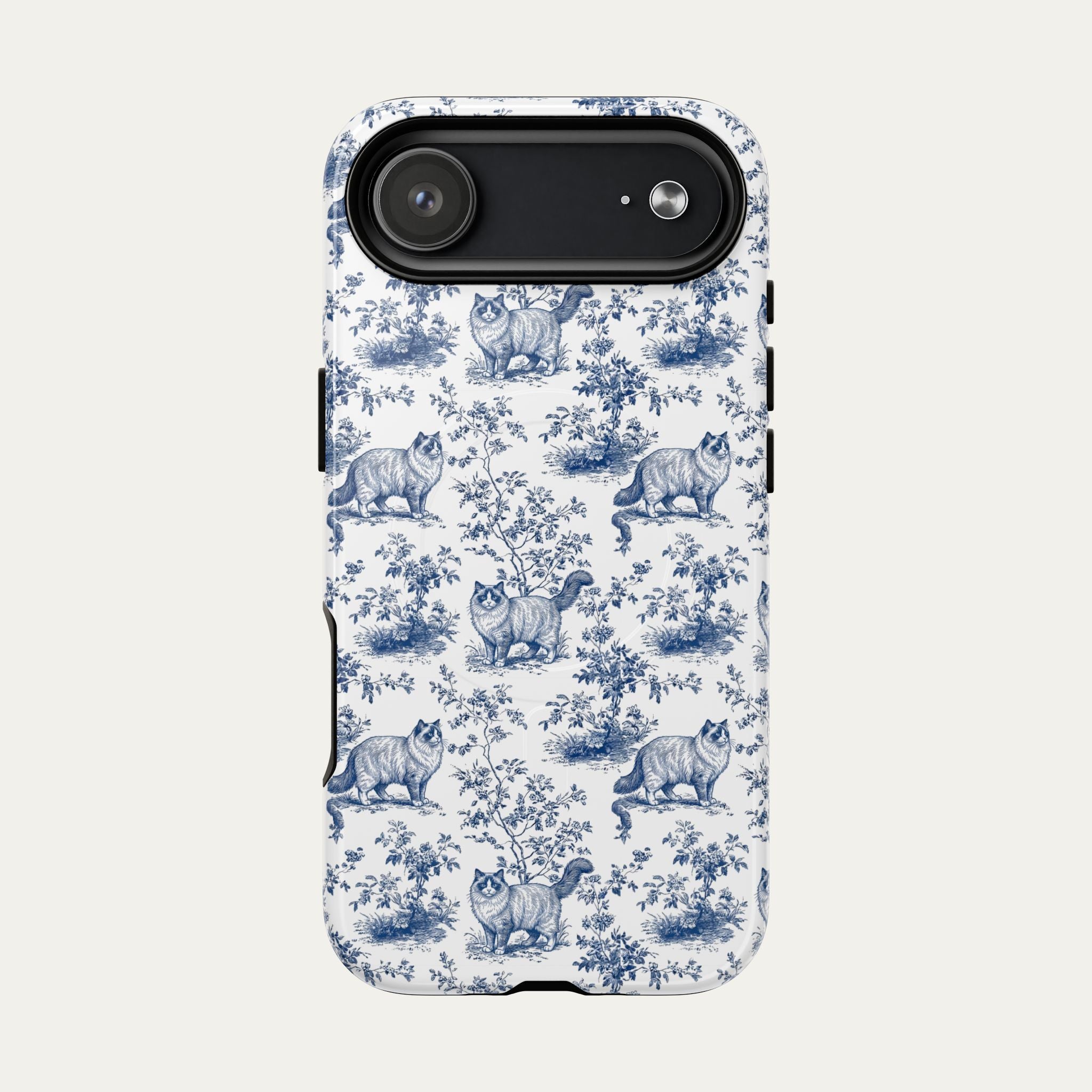 Ragdoll Cat Blue Toile Phone case