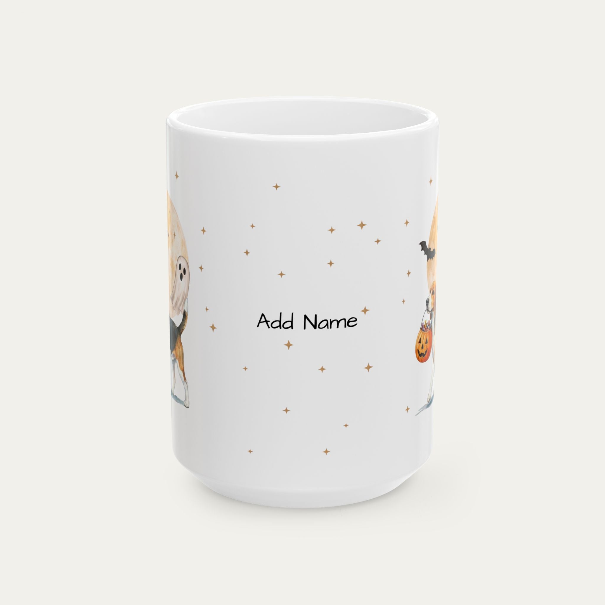 Custom Beagle Halloween mug