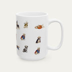Golden Retriever Cream Halloween mug