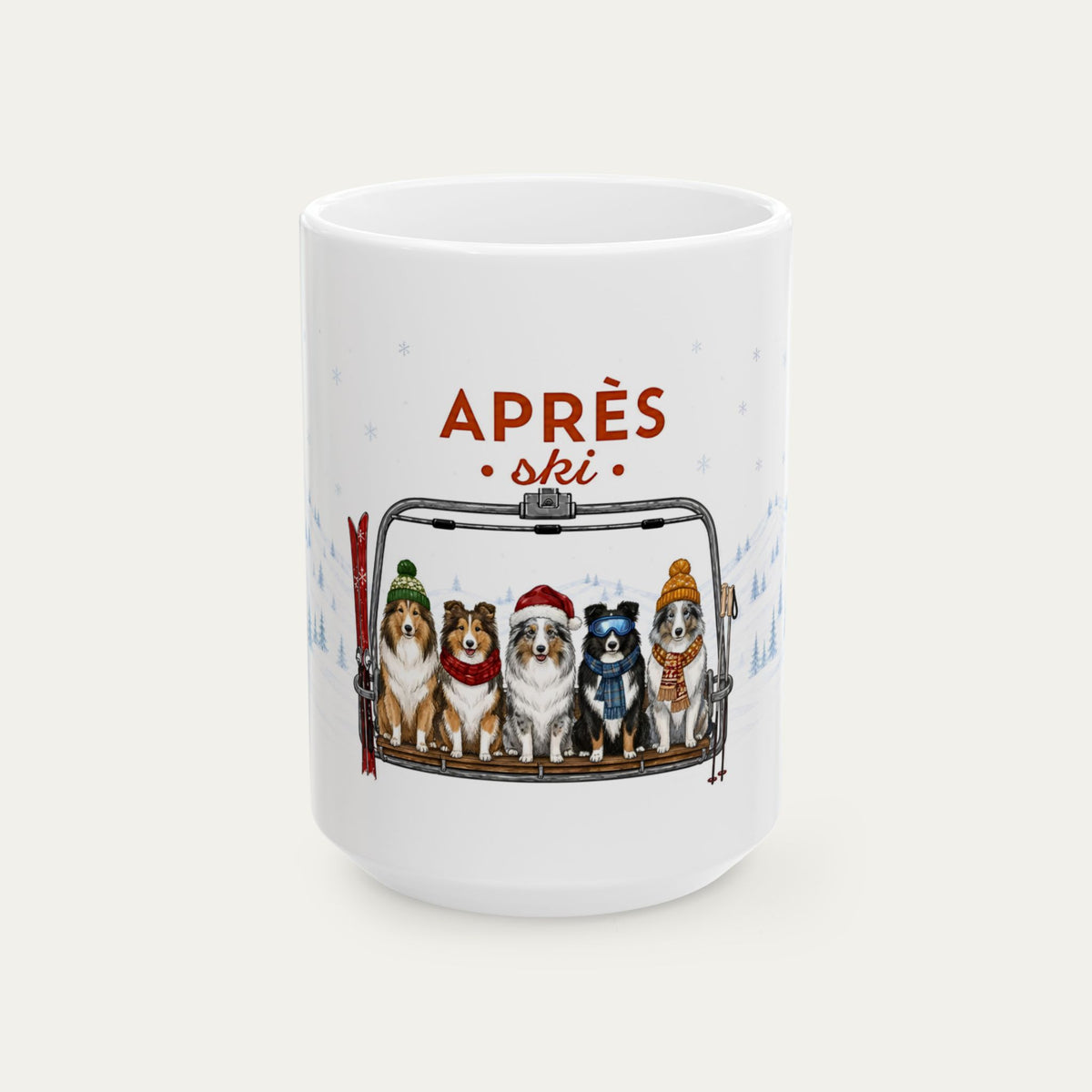 Shetland Sheepdog  Aprés Ski Mug
