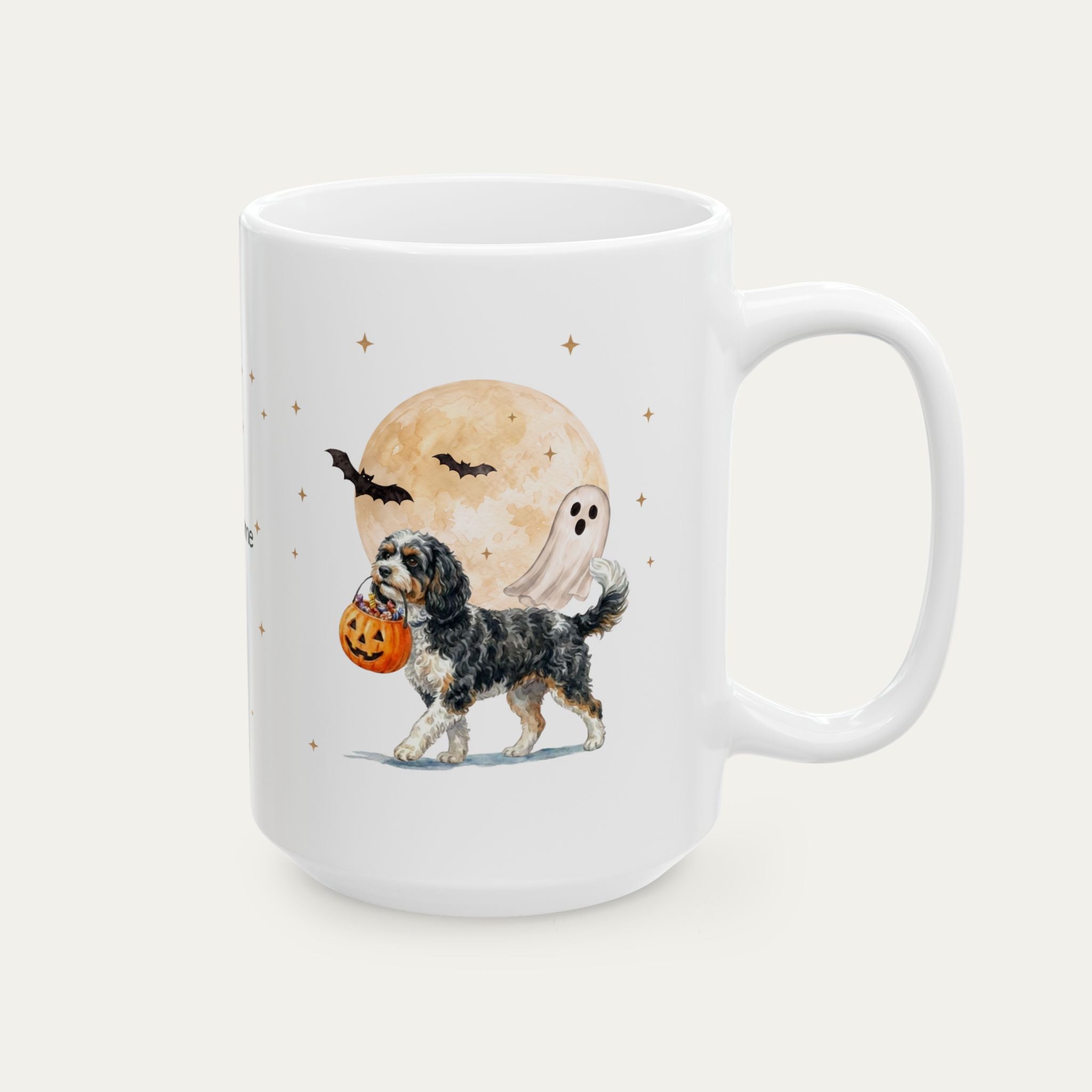 Custom Cavapoo Halloween mug