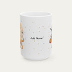 Custom Goldendoodle Apricot Halloween mug