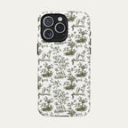 Saluki Sage Green Toile phone Case