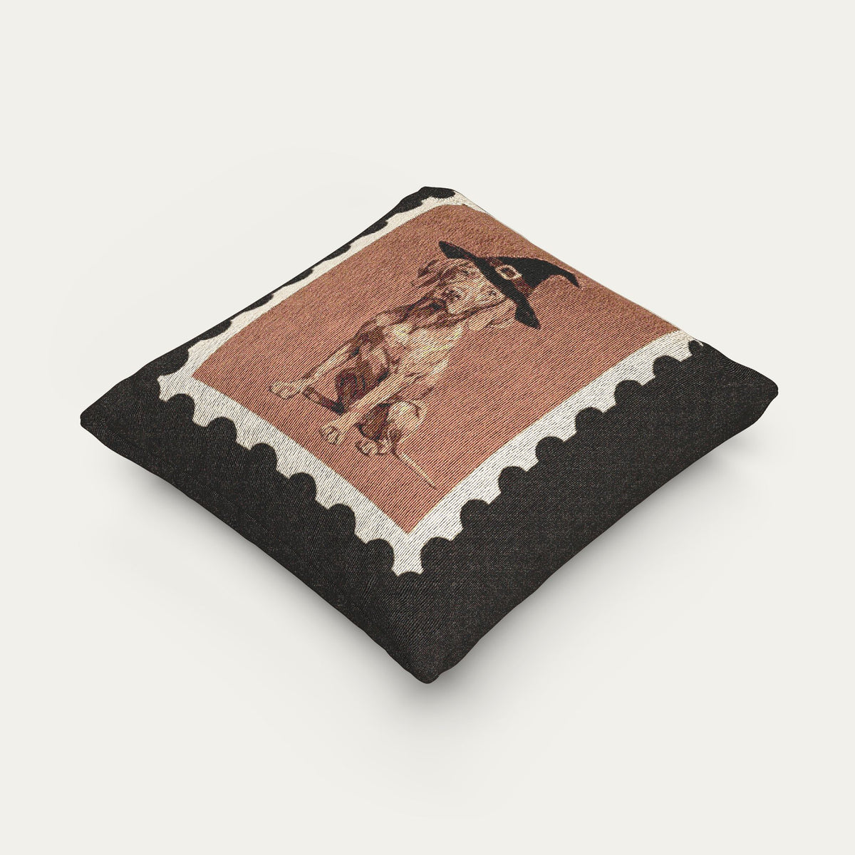 Vizsla Halloween Woven Pillow