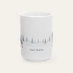 Custom Australian Cattle Dog Blue Christmas Sant Hat Mug