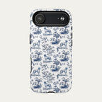 Great Dane Blue Toile Phone case