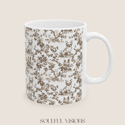 Chihuahua Toile De Jouy Mug
