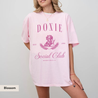 Dachshund Long Haired Social Club Shirt