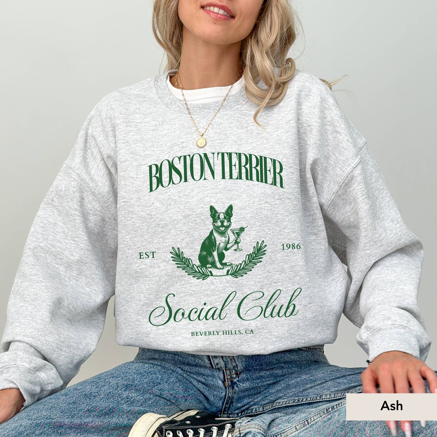 Boston Terrier Social Club Sweatshirt