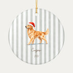 Personalized Dog Breed Christmas Ornament