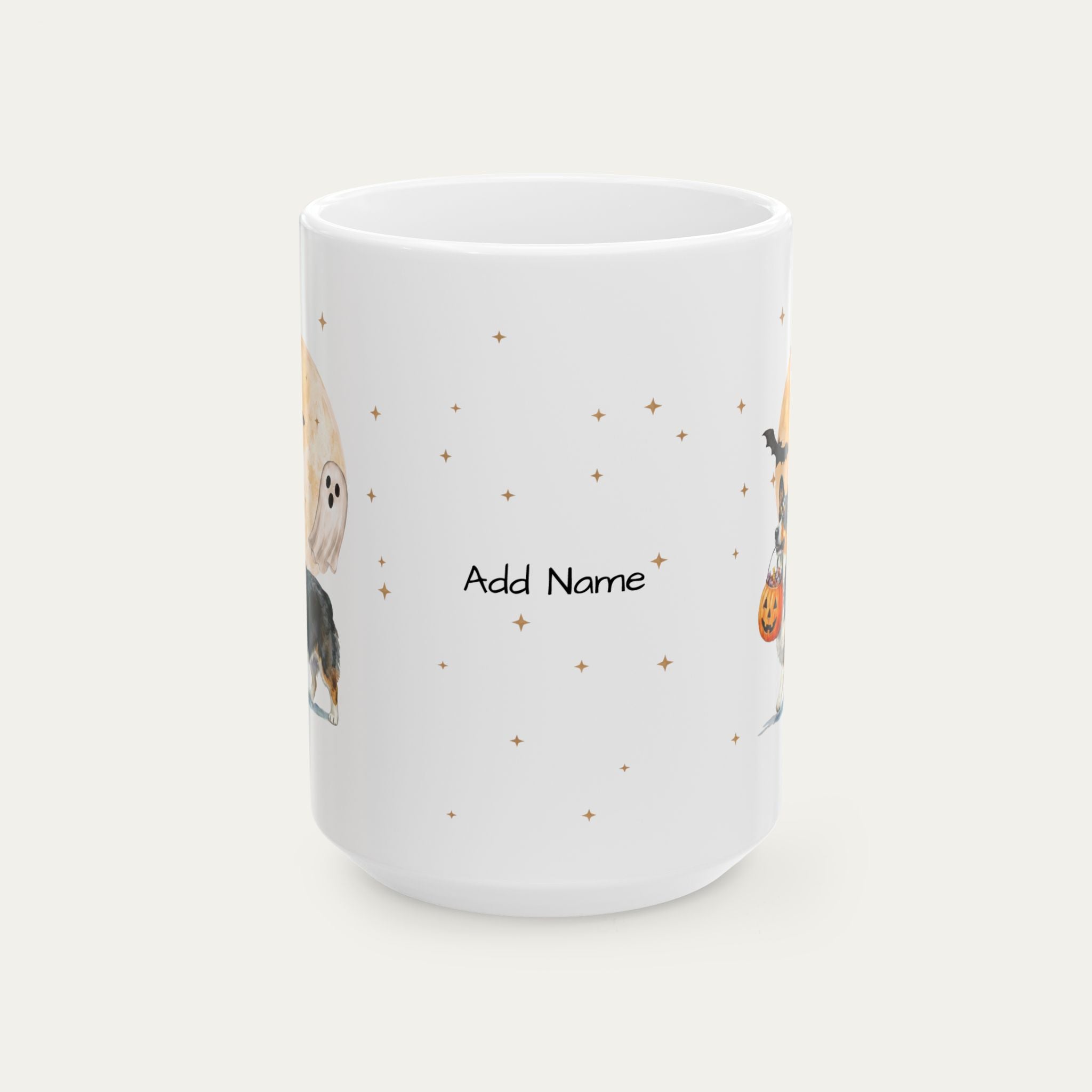 Custom Corgi Tri Color Halloween mug