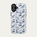 Spanish Water Dog Blue Toile Phone case