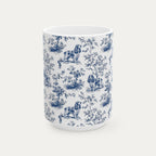 Cocker Spaniel Blue Toile Mug