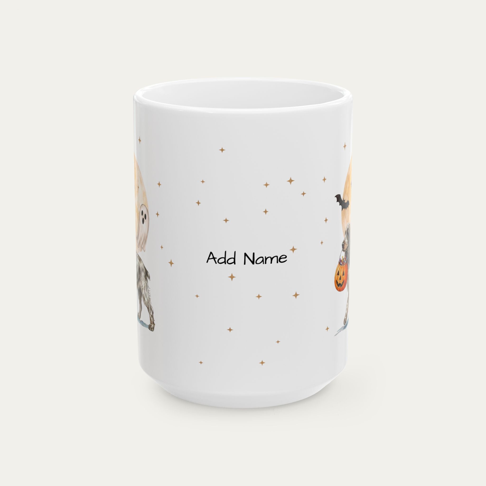 Custom English Cocker Spaniel Halloween mug