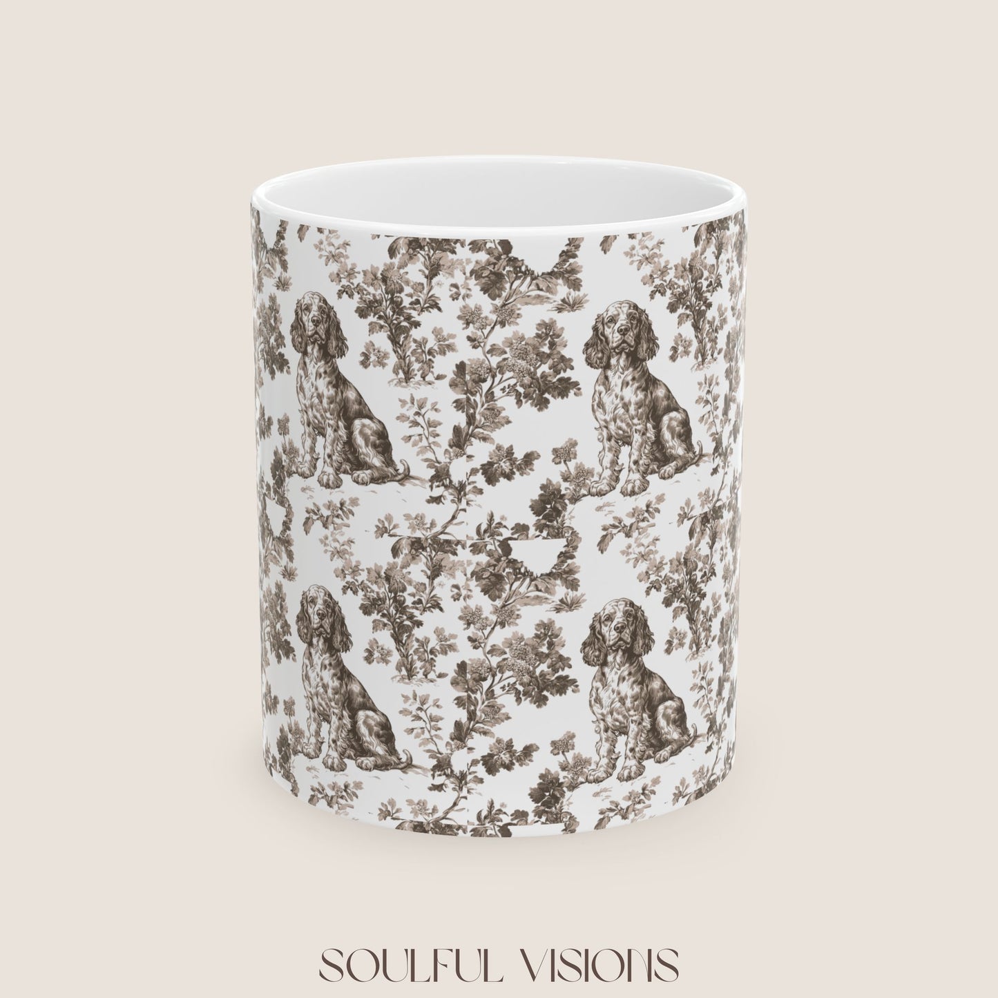 Boykin Spaniel Toile De Jouy Mug