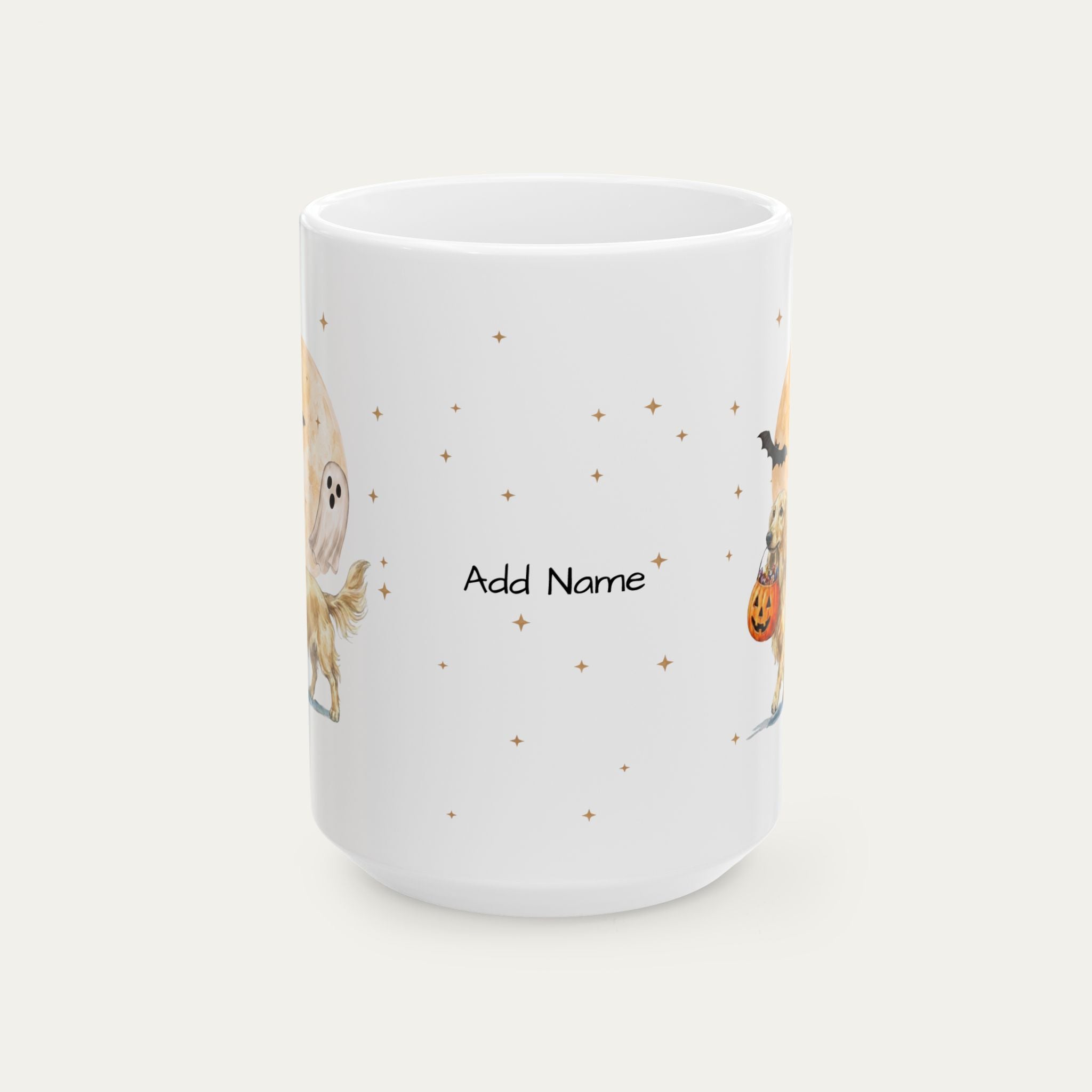 Custom Dachshund LH Cream Halloween mug