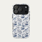 Pitbull Blue Toile Phone case