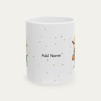 Custom Dachshund SH Black and Tan Halloween mug