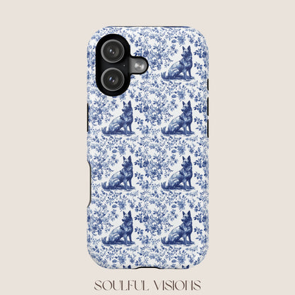 Belgian Malinois Toile De Jouy Magnetic Phone Case