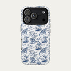 Scottish Fold Cat Blue Toile Phone case