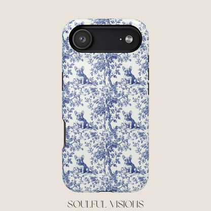 French Bulldog Toile De Jouy Magnetic Phone Case
