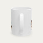 Custom Border Collie Tri Color  Christmas Santa Hat Mug