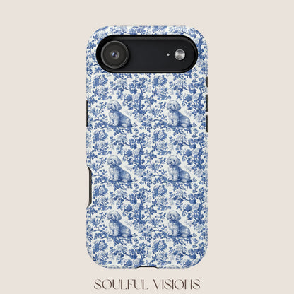 Bichon Frise Toile De Jouy Magnetic Phone Case