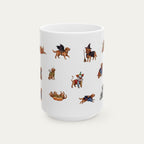 Red Fox Labrador Halloween Mug