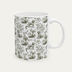 Spanish Water Dog Sage Green Toile Mug